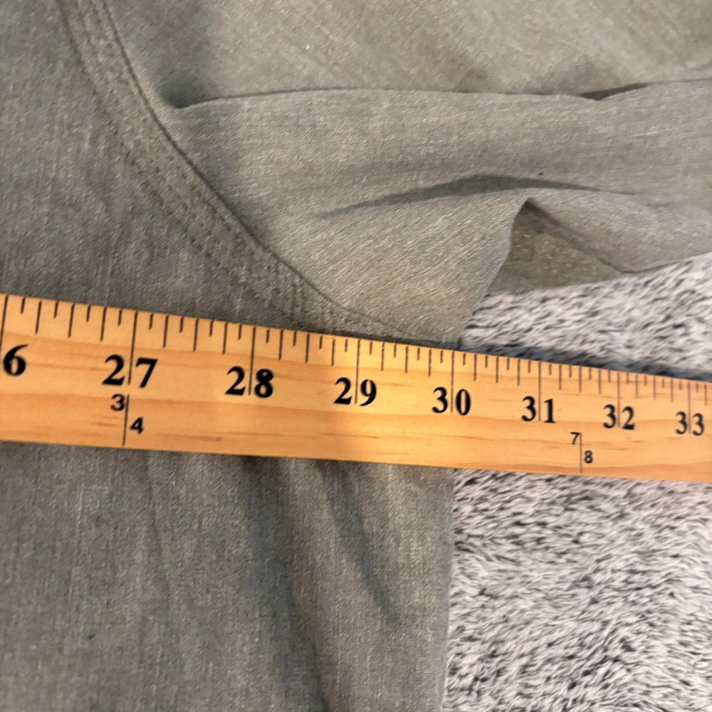 Vtg Wrangler Mens Button Up Work Shirt 3XL Stretch Gorpcore Utility Rugged 21321 - Picture 4 of 12